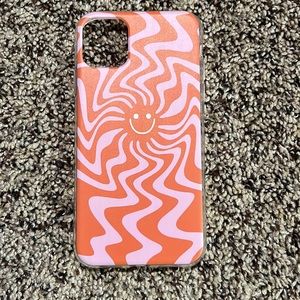 Pink and Red Smiley Face Iphone 11 Case